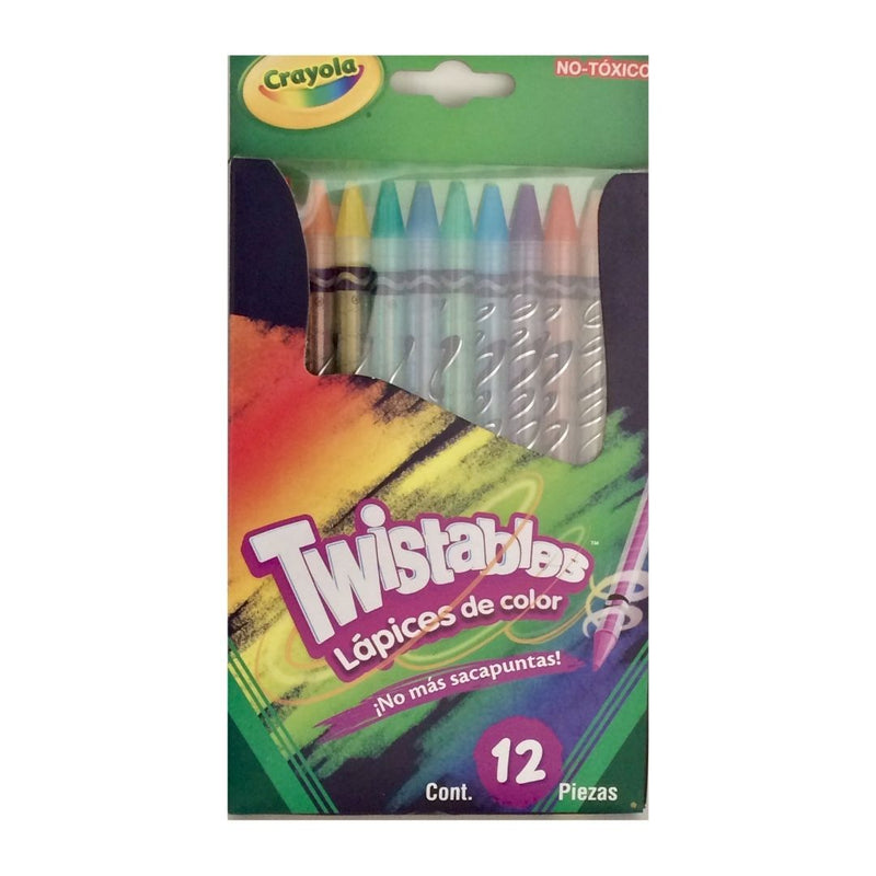 Crayola crayon twistables contenido 12