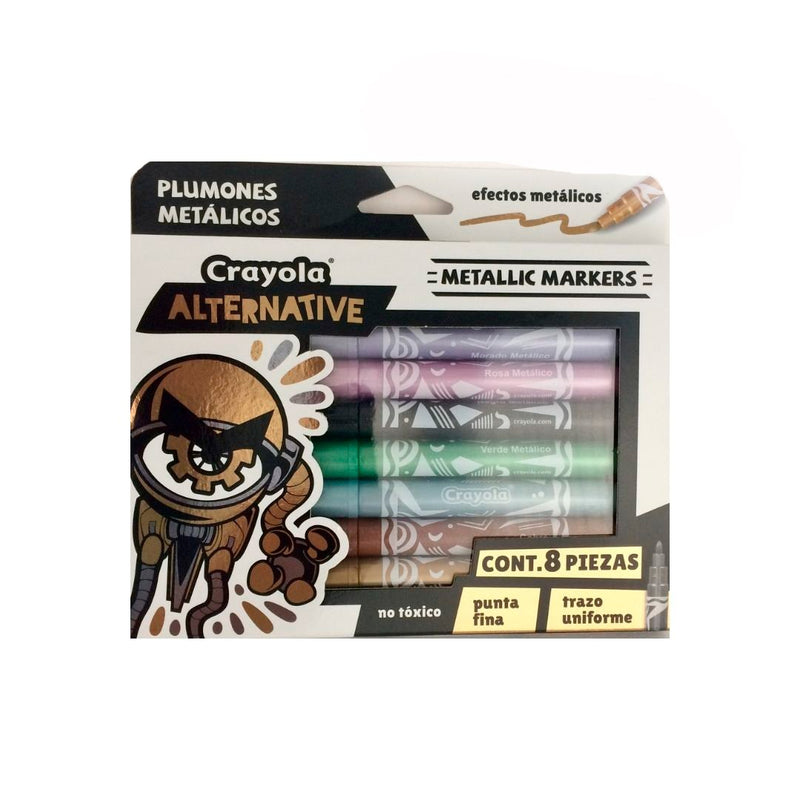 Crayola plumones 58-8628 Metallic