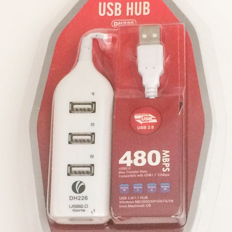 Multipuerto USB HUB 4 puertos 2.0 Alta – KitsMéxico
